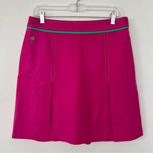 Lilly Pulitzer Hot Pink Golf Skort Skirt White Label